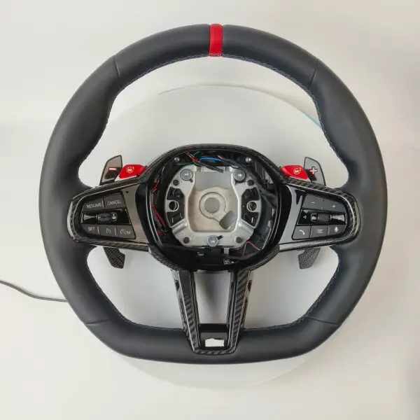 Custom Carbon Fiber Steering Wheel For Bmw Series F,X, y M - Image 2