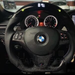 Custom Carbon Fiber Steering Wheel G90