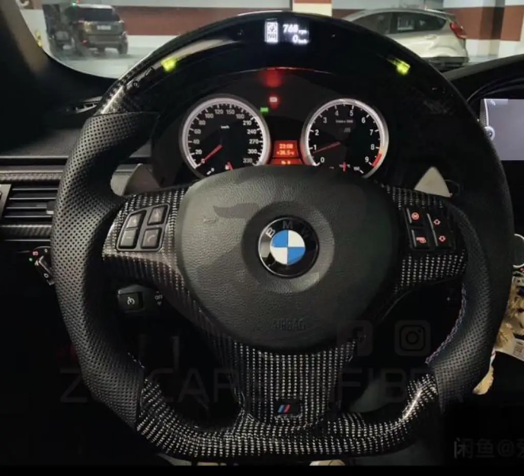 Custom Carbon Fiber Steering Wheel G90